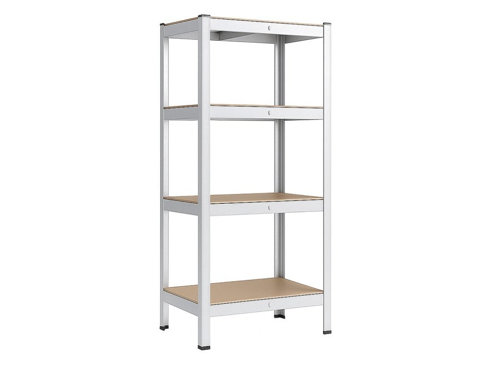 Regál 1800x900x300 mm zinkovaný 4-policový, nosnost 700 kg - 5ks