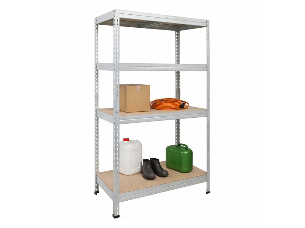 Regál 1500x700x300 mm zinkovaný 4-policový, nosnost 700 kg, RIVET