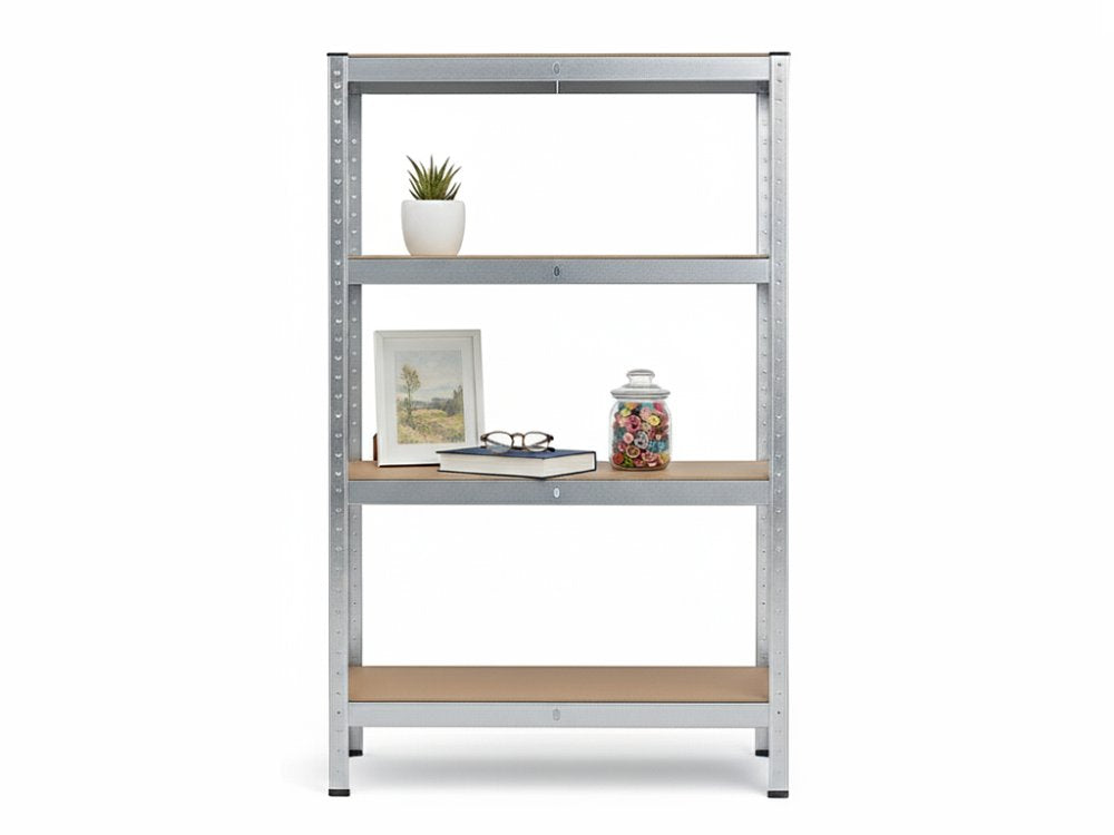 Regál 1800x900x300 mm zinkovaný 4-policový, nosnost 700 kg - 5ks