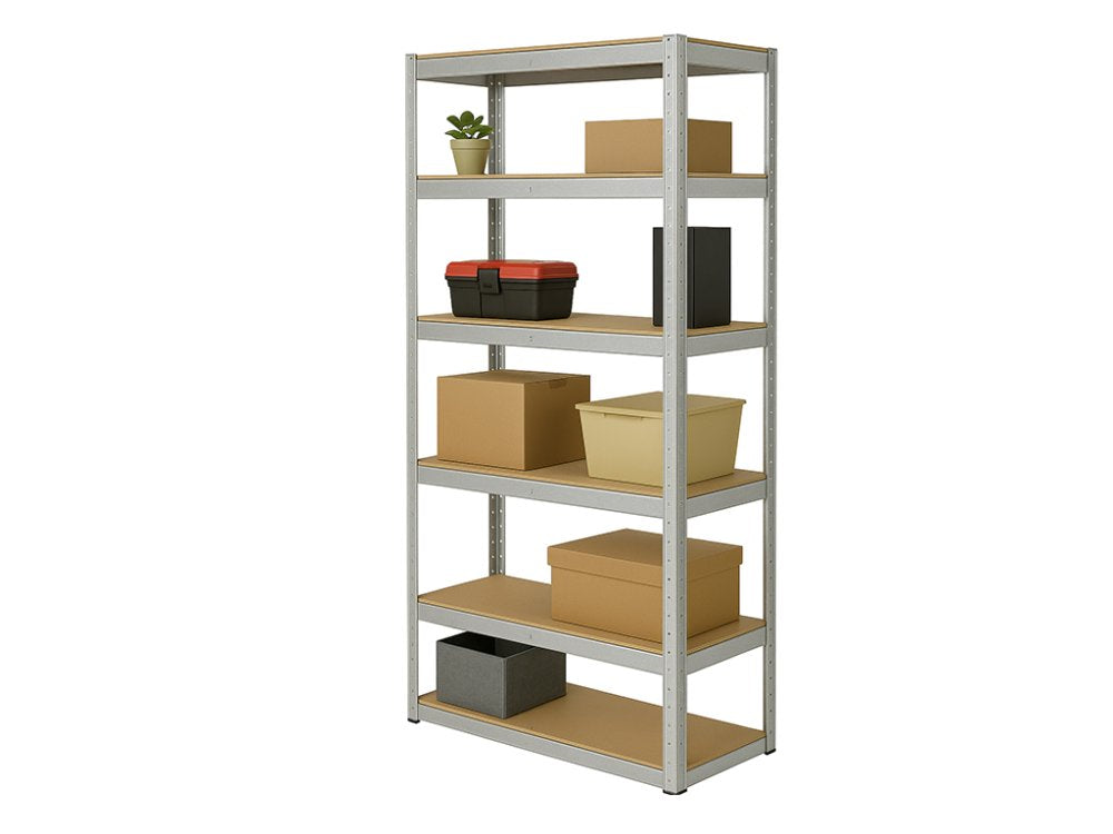 Regál 2200x900x500 mm zinkovaný 6-policový, nosnost 1050 kg