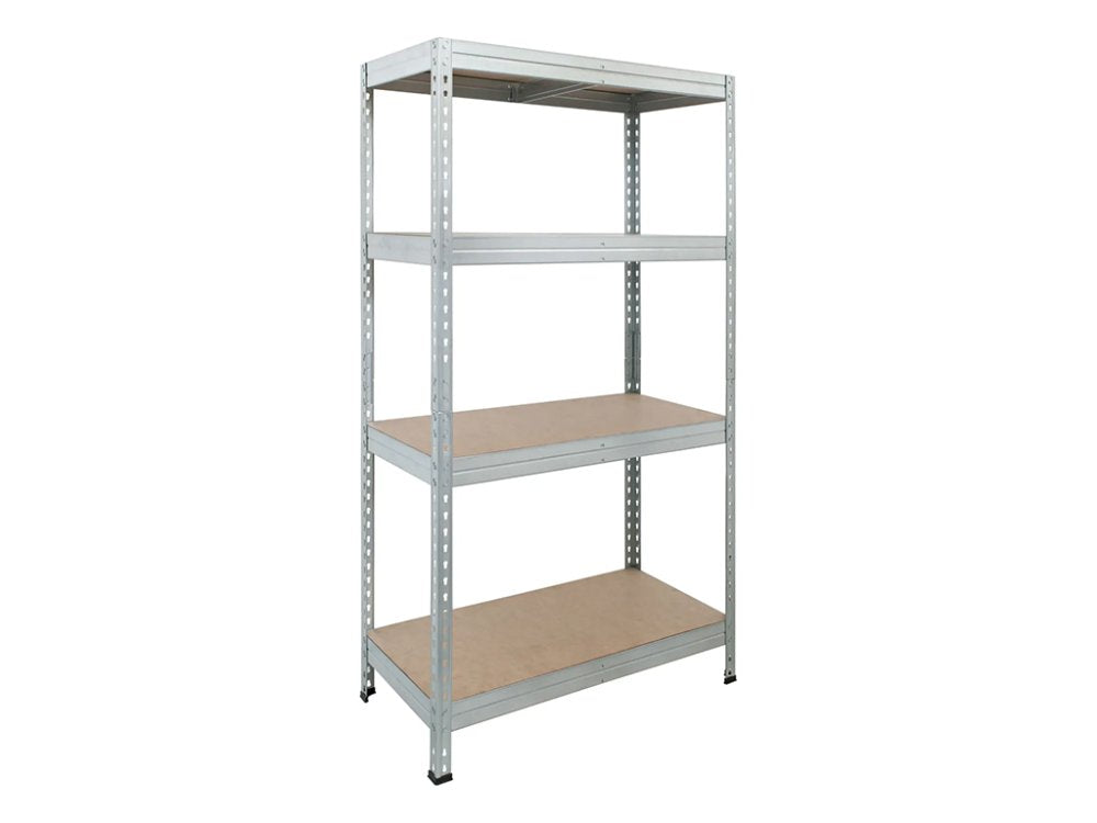 Regál 1500x700x300 mm zinkovaný 4-policový, nosnost 700 kg, RIVET