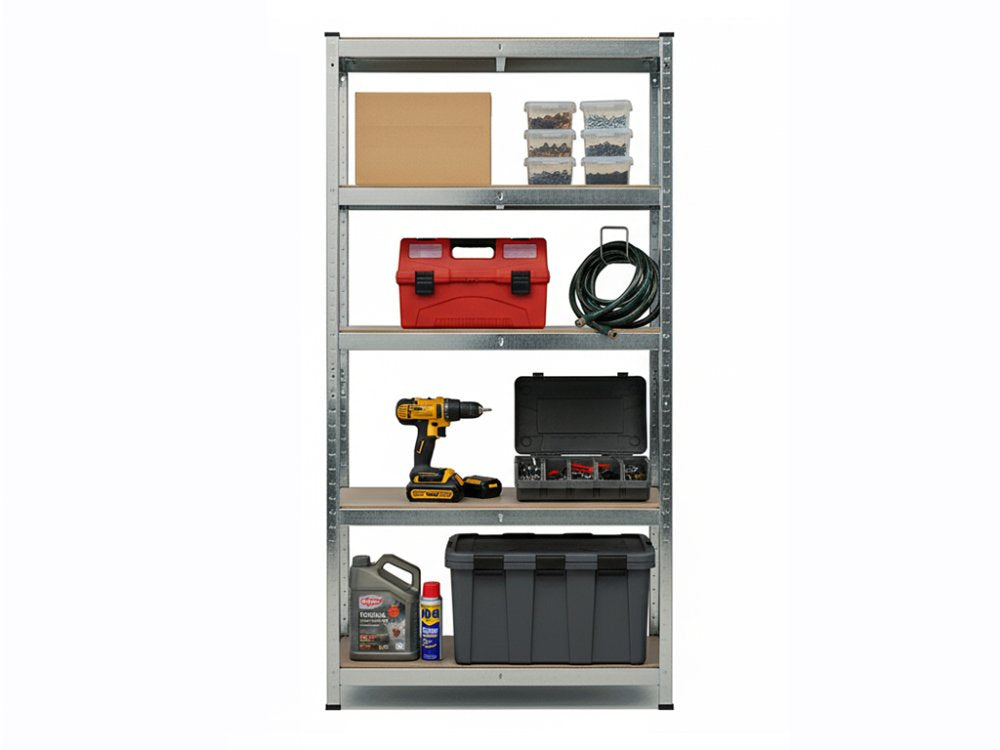 Regál 1800x600x400 mm zinkovaný 5-policový, nosnost 875 kg