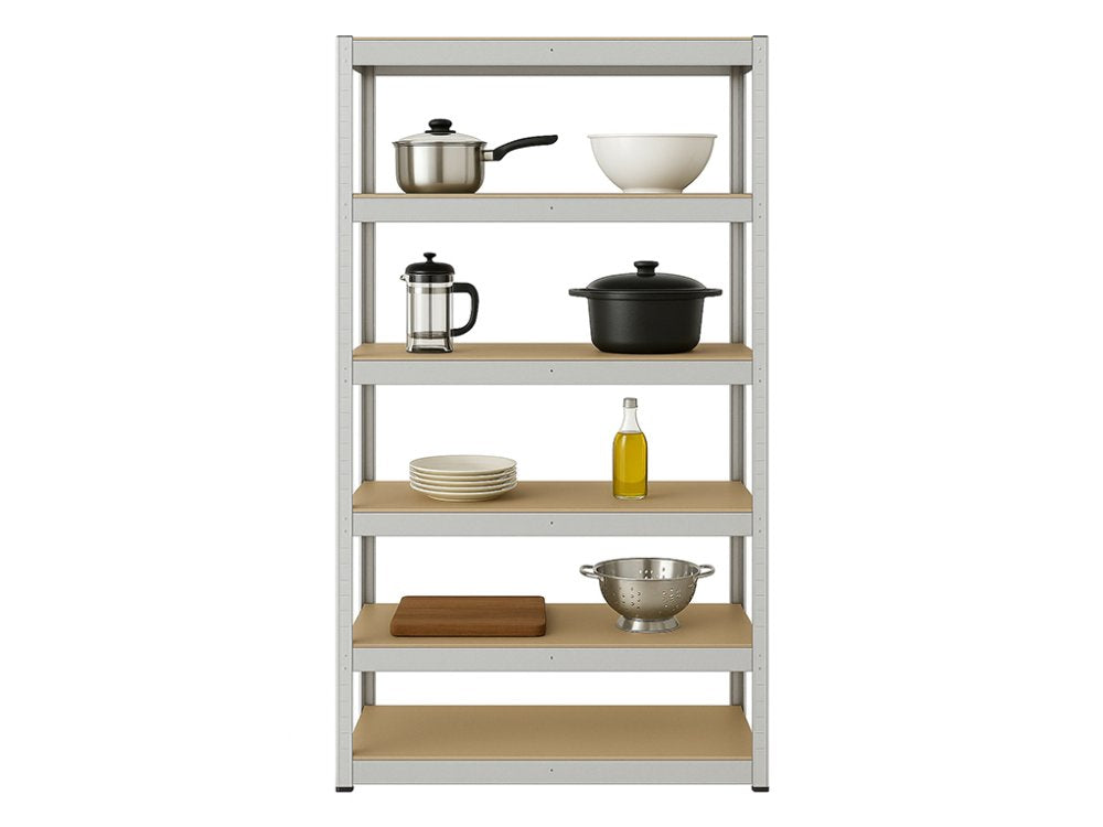 Regál 2400x900x400 mm zinkovaný 6-policový, nosnost 1050 kg