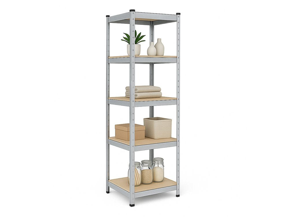 Regál 1800x400x400 mm zinkovaný 5-policový, nosnost 875 kg