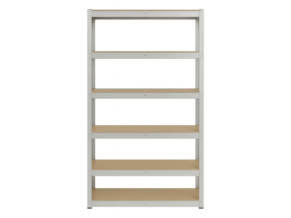 Regál 2400x900x500 mm zinkovaný 6-policový, nosnost 1050 kg