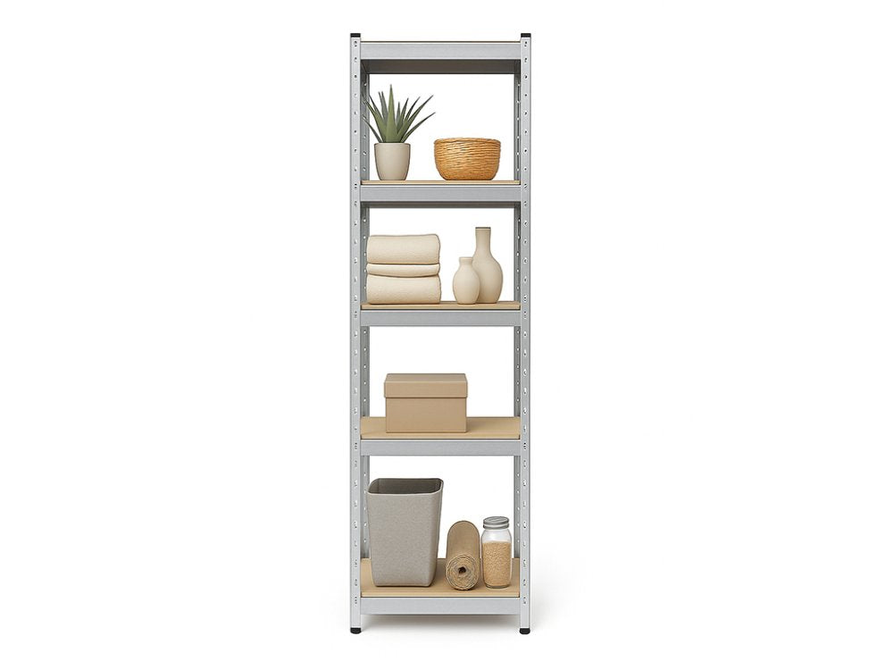 Regál 1800x400x400 mm zinkovaný 5-policový, nosnost 875 kg
