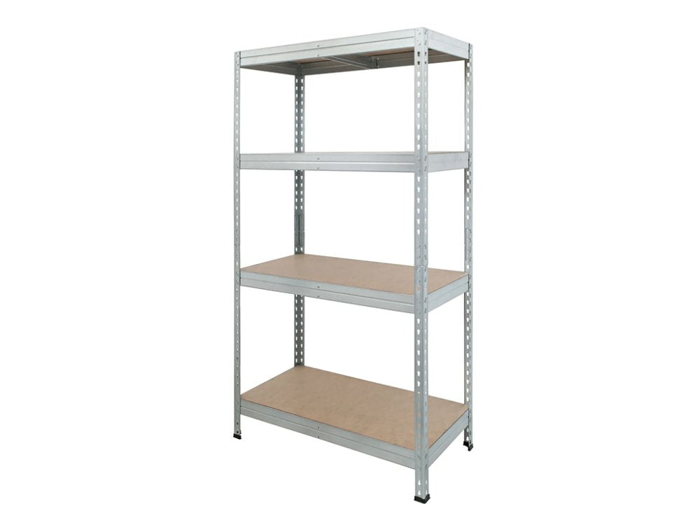 Regál 1500x700x300 mm zinkovaný 4-policový, nosnost 700 kg, RIVET