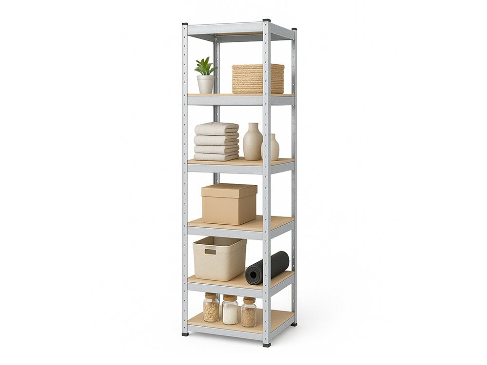 Regál 1800x400x400 mm zinkovaný 5-policový, nosnost 875 kg