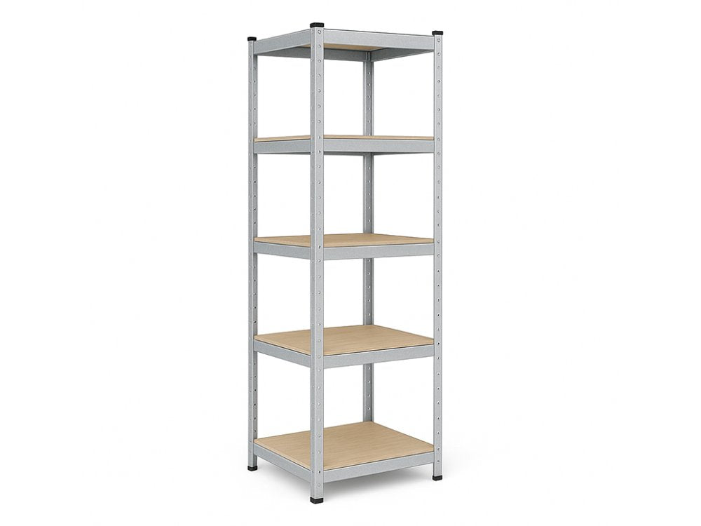 Regál 1800x400x400 mm zinkovaný 5-policový, nosnost 875 kg - 5ks